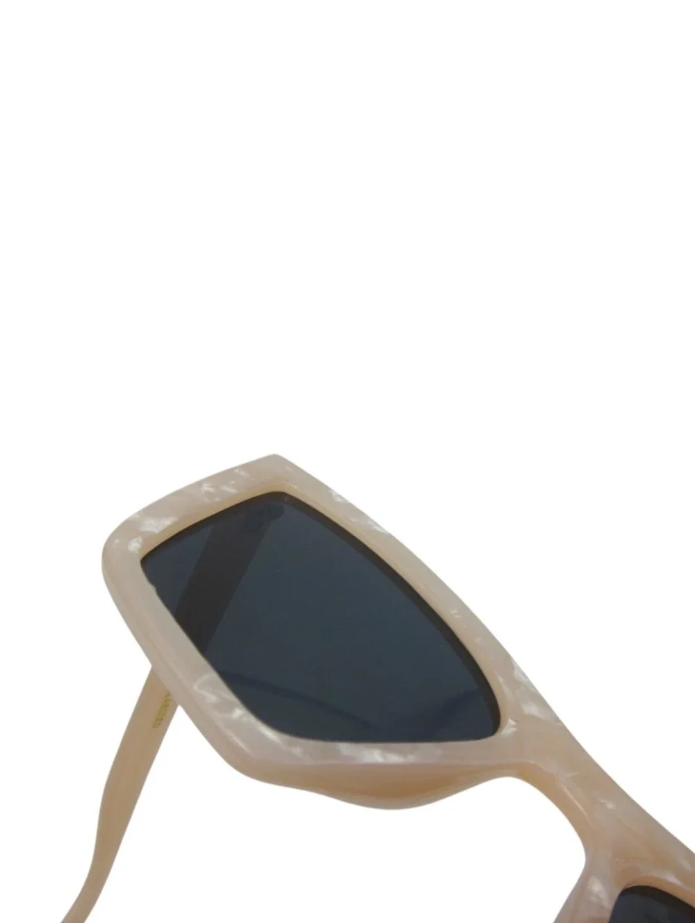 I-SEA Rosey Cat-Eye Polarized Sunglasses - Pearlized Cream Resin w/ Smoke Lenses